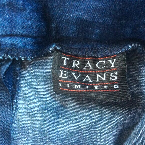 Vintage Tracy Evans Limited Western Denim Maxi Skirt *Size 11 - Picture 3 of 3